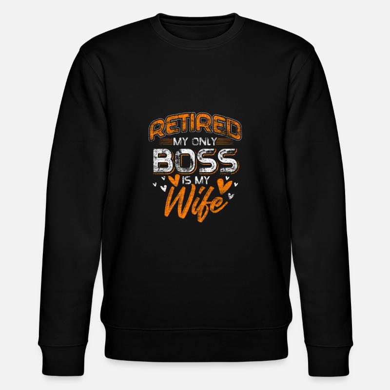 Ruhestand - Stanley/Stella Unisex Bio-Sweatshirt CHANGER  - Schwarz