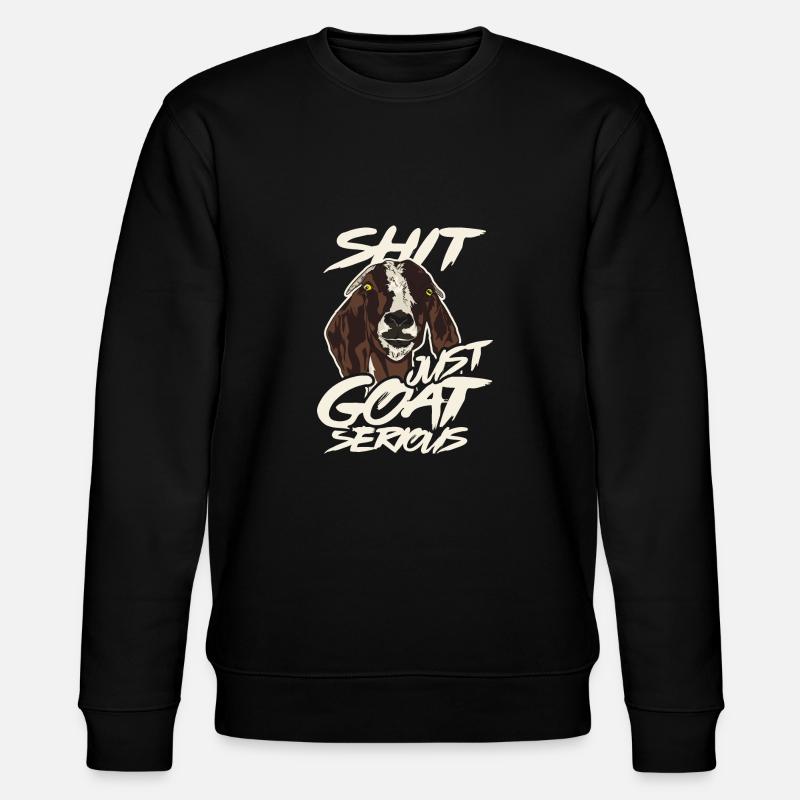 Chèvre - Sweat bio CHANGER Stanley/Stella Unisexe - noir