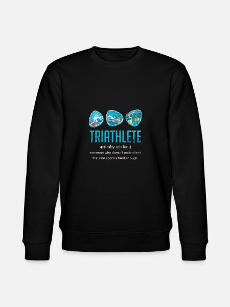 Triathlet Sportler - Stanley/Stella Unisex Bio-Sweatshirt CHANGER  - Schwarz