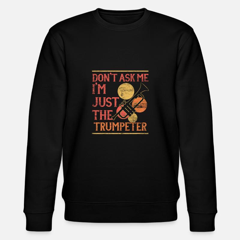 Trompete Trompeter - Stanley/Stella Unisex Bio-Sweatshirt CHANGER  - Schwarz