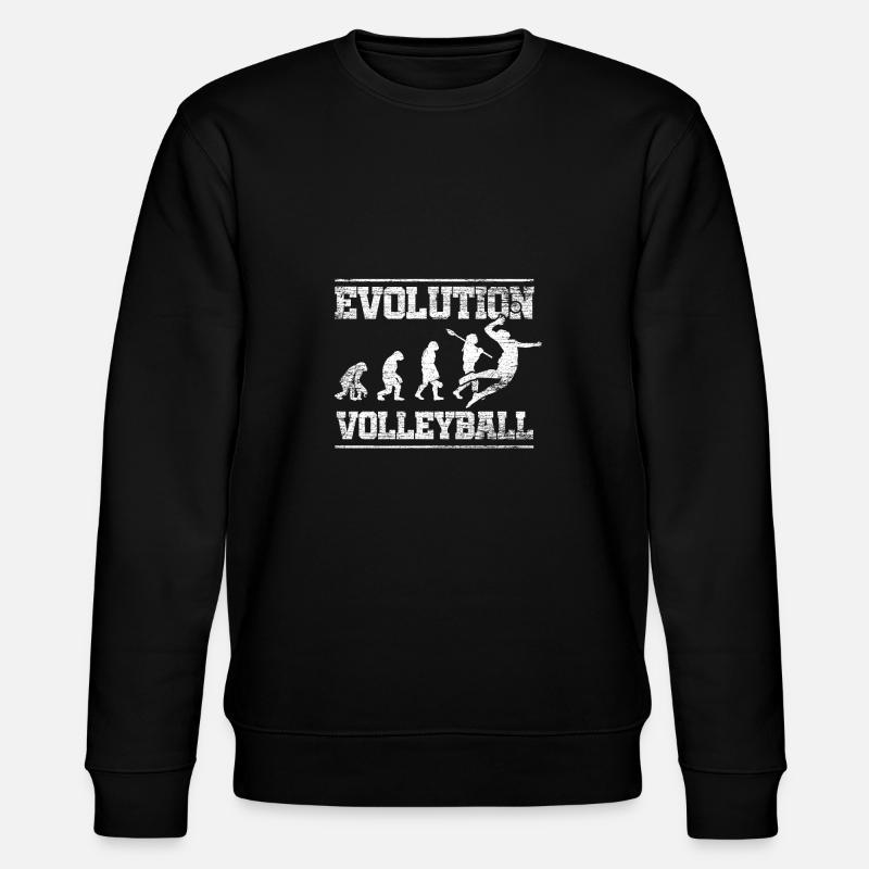 Evolution Volleyball - Stanley/Stella Unisex Bio-Sweatshirt CHANGER  - Schwarz