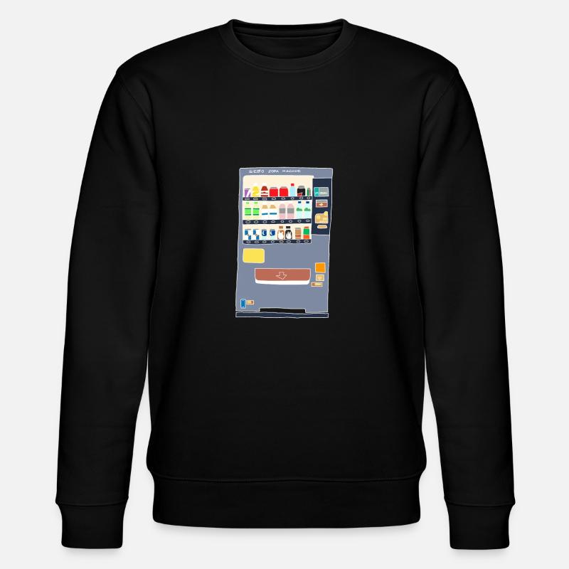 Japanese vending machine - Stanley/Stella CHANGER Unisex Organic Sweatshirt - black