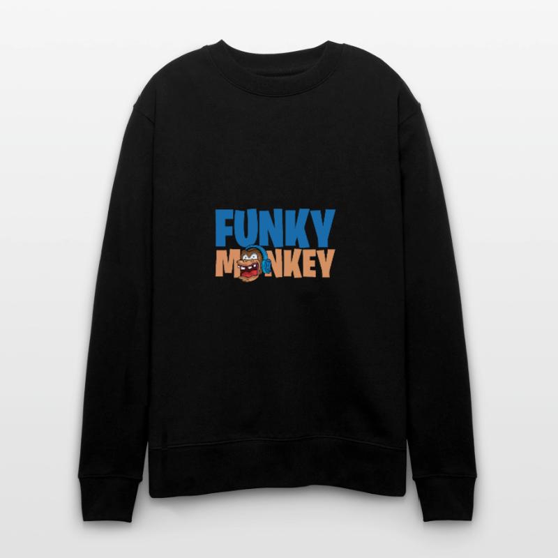 Funky Monkey Monkey HeadhoerEr Gift Stanley/Stella CHANGER Unisex Organic Sweatshirt