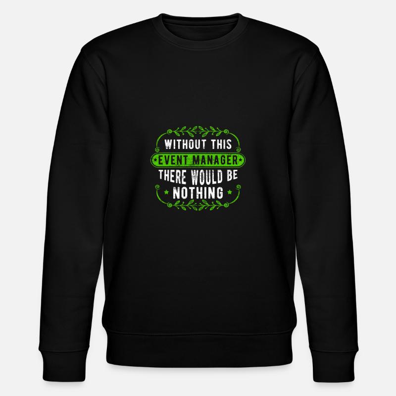 Event Manager - Stanley/Stella Unisex Bio-Sweatshirt CHANGER  - Schwarz