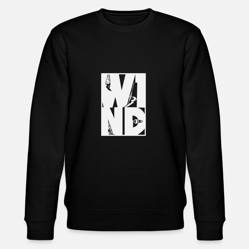 WIND - Stanley/Stella CHANGER Unisex Organic Sweatshirt - black