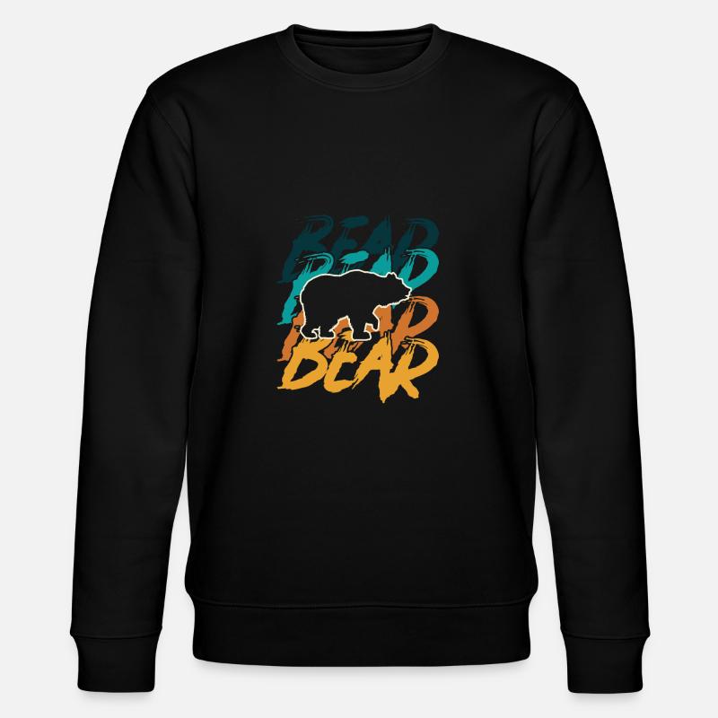 Bear bears - Stanley/Stella CHANGER Unisex Organic Sweatshirt - black