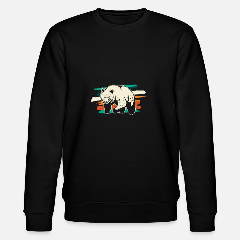 Bear bears - Stanley/Stella CHANGER Unisex Organic Sweatshirt - black