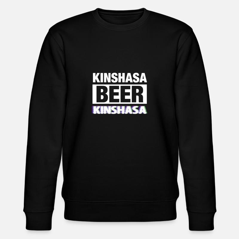 Bière Kinshasa Congo - Sweat bio CHANGER Stanley/Stella Unisexe - noir