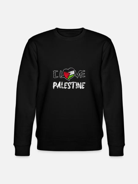 Palestine - Stanley/Stella CHANGER Unisex Organic Sweatshirt - black