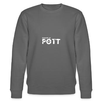 Ruhrgebiet Zuhause im Pott - Stanley/Stella Unisex Bio-Sweatshirt CHANGER  - Burgunderrot - Vorne - Nik (191cm) & Marisol (170cm)