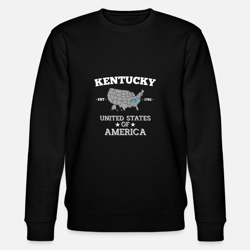 Kentucky - Stanley/Stella Unisex Bio-Sweatshirt CHANGER  - Schwarz