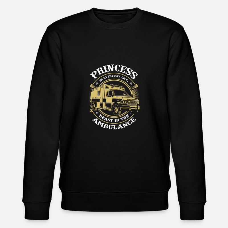 Service d'ambulance paramédical cadeau · princesse - Sweat bio CHANGER Stanley/Stella Unisexe - noir