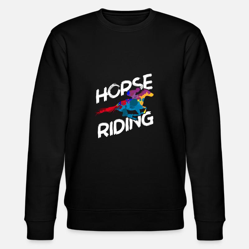 Cheval mongol - Sweat bio CHANGER Stanley/Stella Unisexe - noir