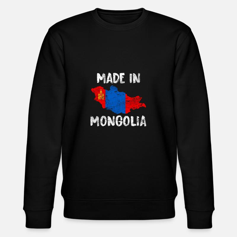 Mongolia horse - Stanley/Stella CHANGER Unisex Organic Sweatshirt - black