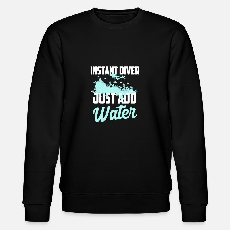 plongée - Sweat bio CHANGER Stanley/Stella Unisexe - noir