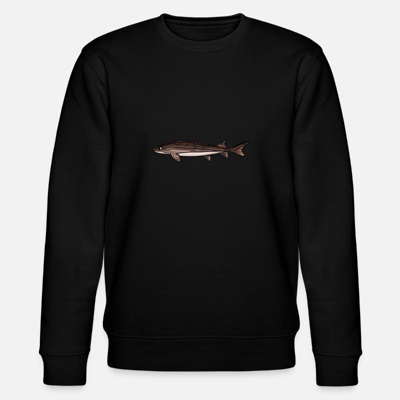 Pêche à l'esturgeon - Sweat bio CHANGER Stanley/Stella Unisexe - noir
