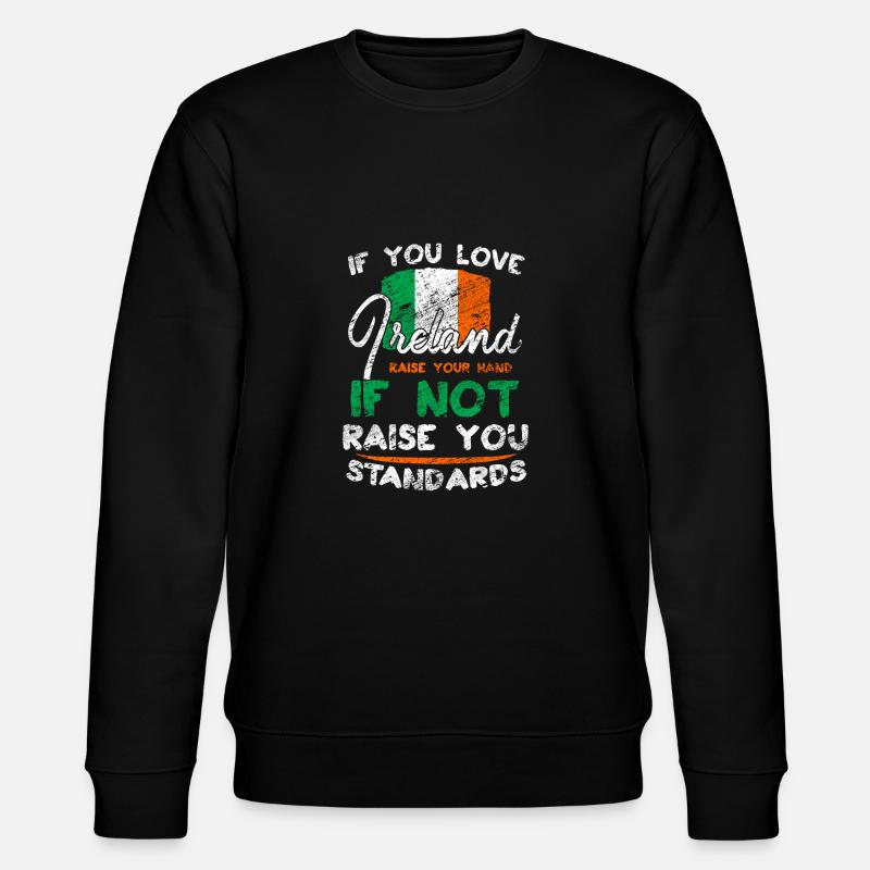 Irlande - Sweat bio CHANGER Stanley/Stella Unisexe - noir