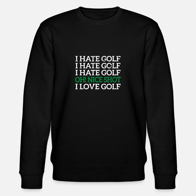 Le golf - Sweat bio CHANGER Stanley/Stella Unisexe - noir