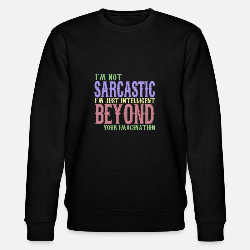 beyond your imagination - Stanley/Stella CHANGER Unisex Organic Sweatshirt - black