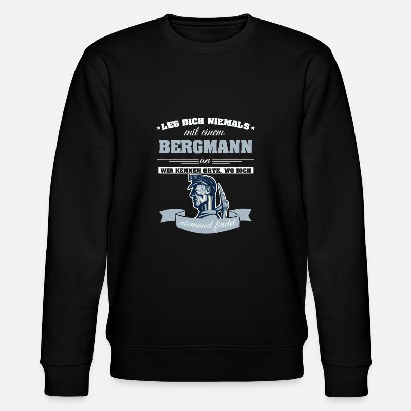 Bergmann - Stanley/Stella Unisex Bio-Sweatshirt CHANGER  - Schwarz