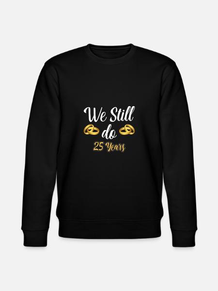 Silver wedding - Stanley/Stella CHANGER Unisex Organic Sweatshirt - black