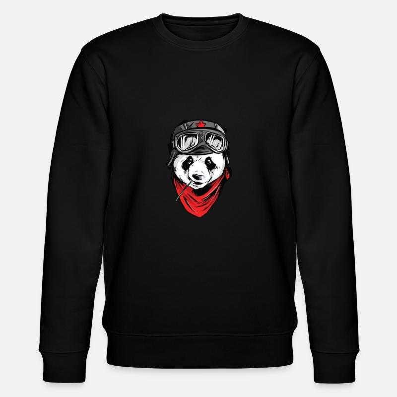 Pilote panda - Sweat bio CHANGER Stanley/Stella Unisexe - noir