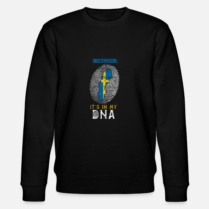 Schweden - Stanley/Stella Unisex Bio-Sweatshirt CHANGER  - Schwarz