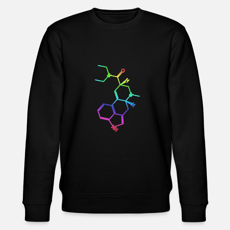 LSD Formule structurale A. Hofmann Bicycle Day - Sweat bio CHANGER Stanley/Stella Unisexe - noir