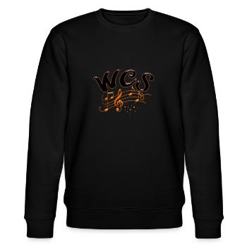 West Coast Swing Dance Geschenk T-Shirt - Stanley/Stella Unisex Bio-Sweatshirt CHANGER  - Schwarz - Vorne - Nik (191cm) & Marisol (170cm)