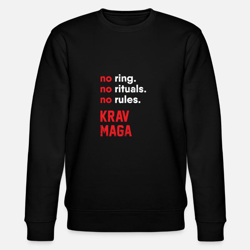 KRAV MAGA - Stanley/Stella Unisex Bio-Sweatshirt CHANGER  - Schwarz