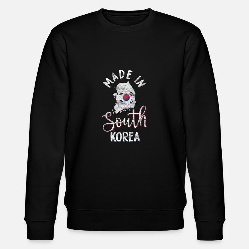 Südkorea - Stanley/Stella Unisex Bio-Sweatshirt CHANGER  - Schwarz
