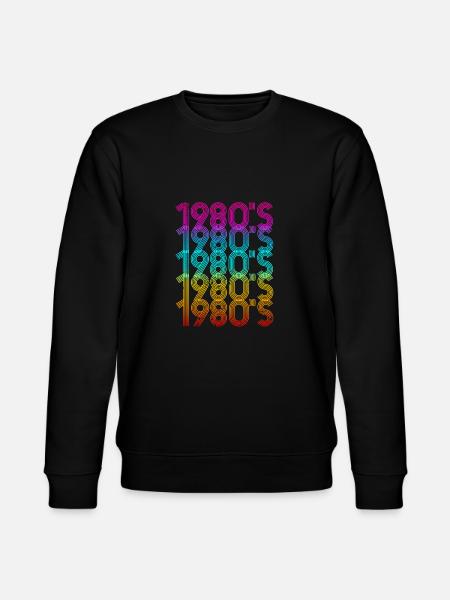 1980's 80's - Stanley/Stella CHANGER Unisex Organic Sweatshirt - black
