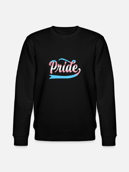 LGBT Rainbow Transgender Pride - Stanley/Stella CHANGER Unisex Organic Sweatshirt - black