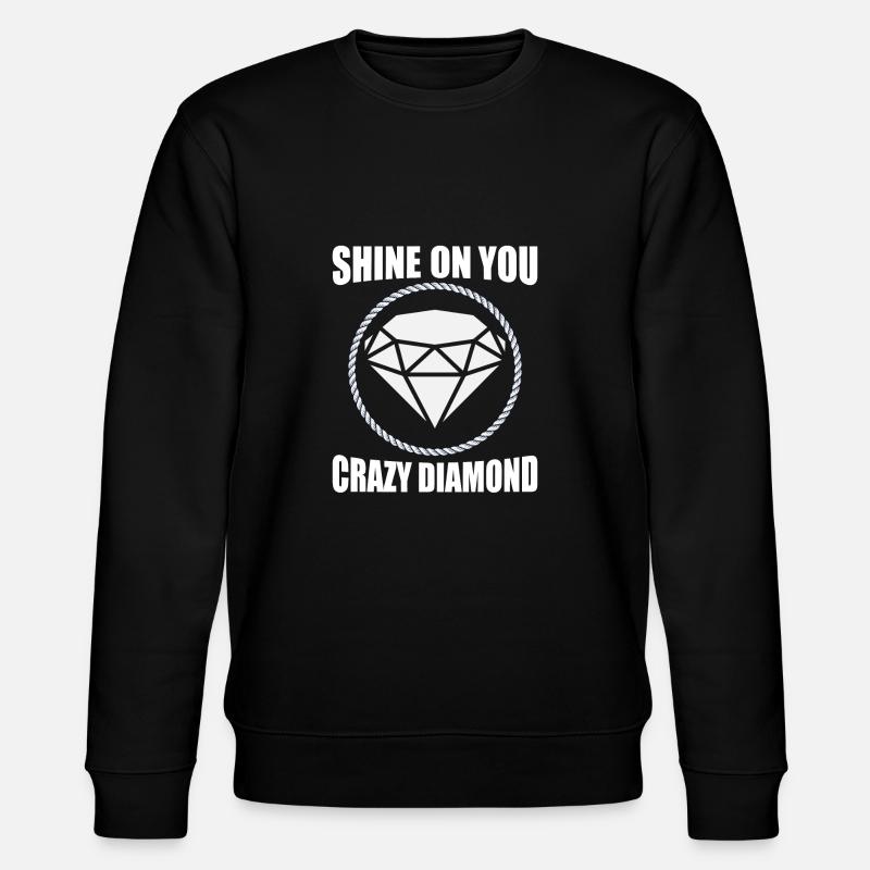 Shine On You Crazy Diamond - Stanley/Stella Unisex Bio-Sweatshirt CHANGER  - Schwarz