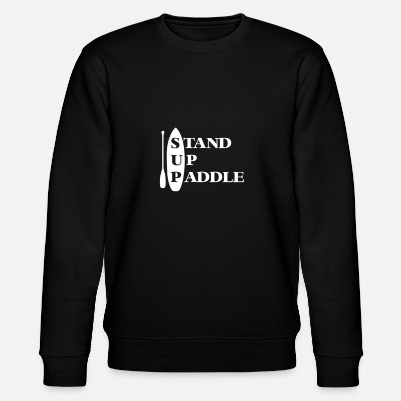 Stand up paddle - Stanley/Stella Unisex Bio-Sweatshirt CHANGER  - Schwarz