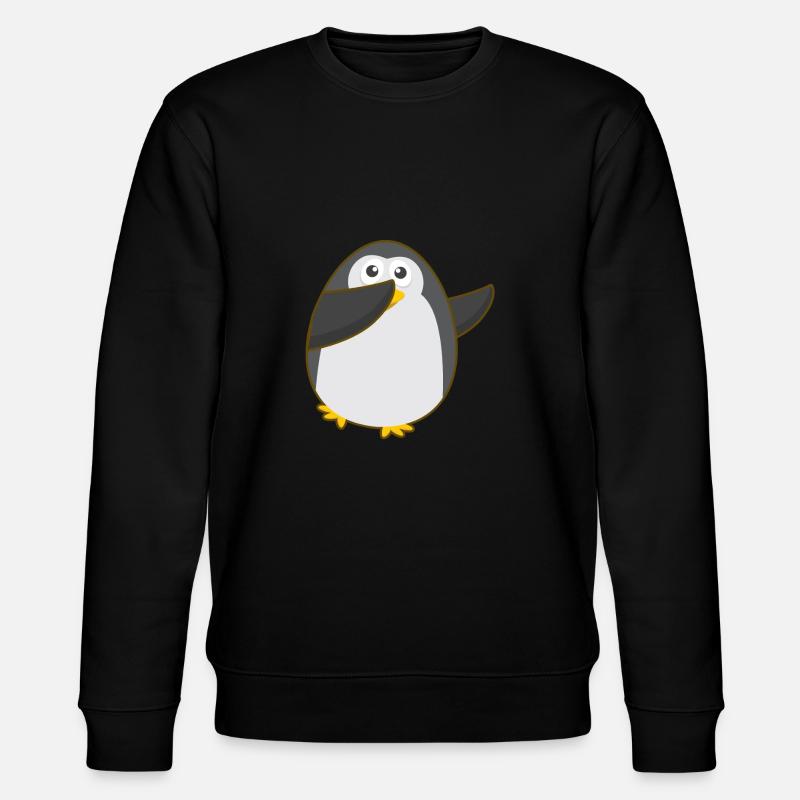 PENGUIN DAB - Stanley/Stella Unisex Bio-Sweatshirt CHANGER  - Schwarz
