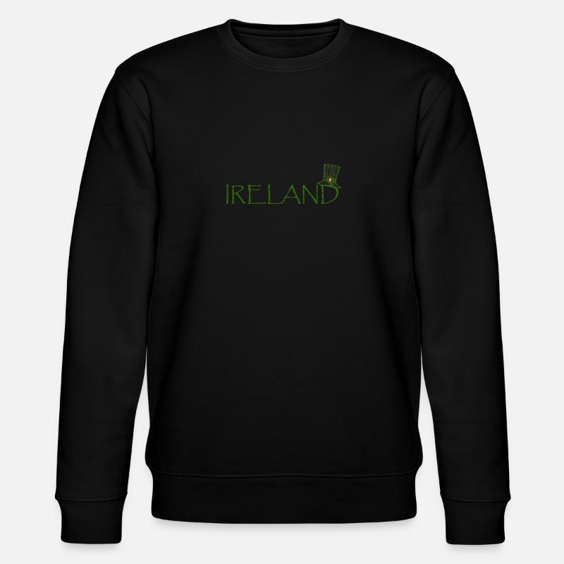 IRLANDE - Sweat bio CHANGER Stanley/Stella Unisexe - noir