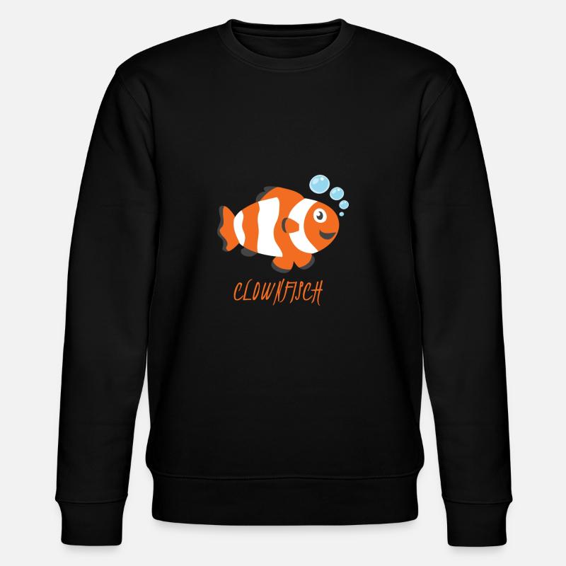 poisson clown - Sweat bio CHANGER Stanley/Stella Unisexe - noir
