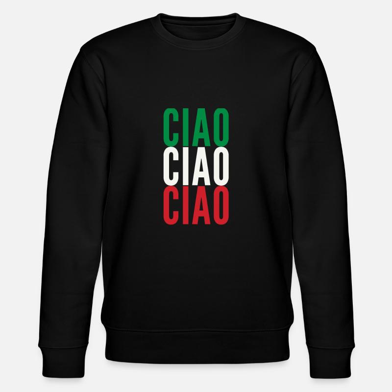 Ciao Italy - Stanley/Stella Unisex Bio-Sweatshirt CHANGER - Schwarz