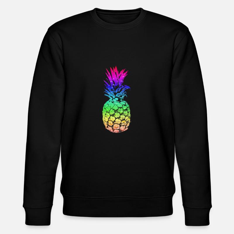 pineapple - Stanley/Stella CHANGER Unisex Organic Sweatshirt - black