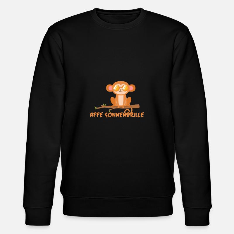 AFFE SONNENBRILLE - Stanley/Stella Unisex Bio-Sweatshirt CHANGER  - Schwarz
