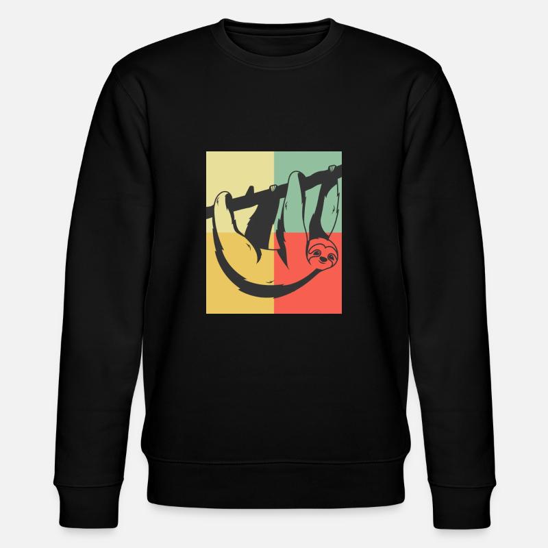 SLOTH - Sweat bio CHANGER Stanley/Stella Unisexe - noir