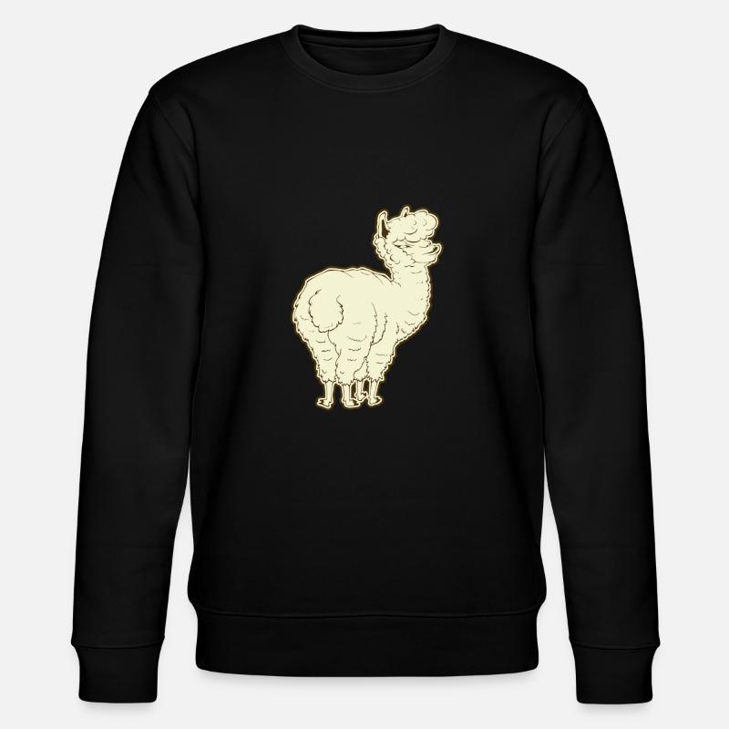 Alpaka Alpaca - Stanley/Stella Unisex Bio-Sweatshirt CHANGER  - Schwarz