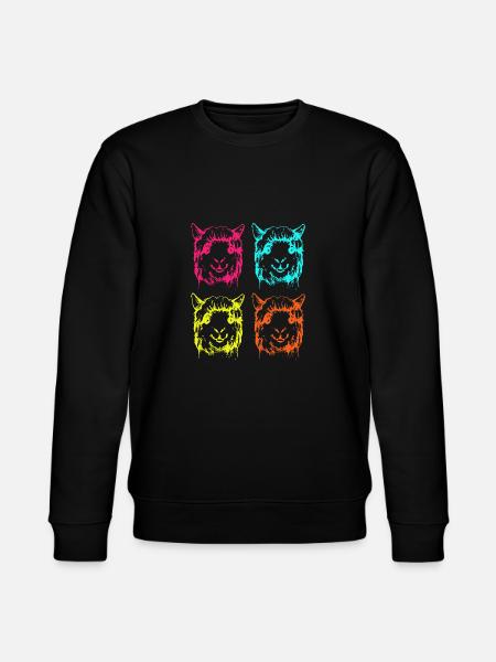 Alpaka - Stanley/Stella Unisex Bio-Sweatshirt CHANGER  - Schwarz