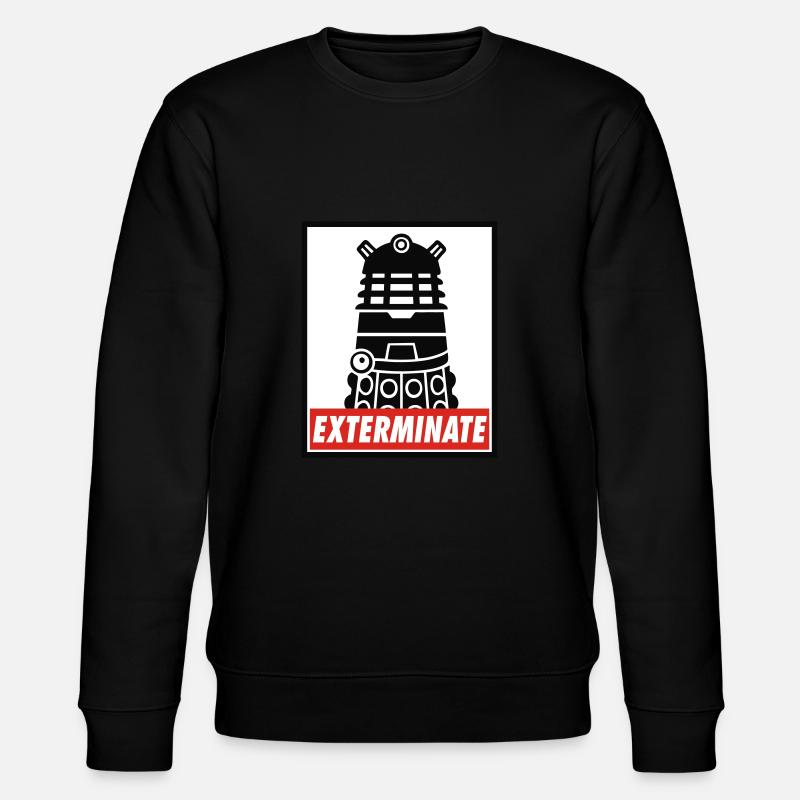 Dalek - Stanley/Stella Unisex Bio-Sweatshirt CHANGER  - Schwarz