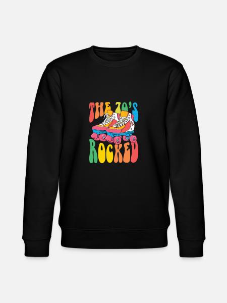 70er 70er Kostüm - Stanley/Stella Unisex Bio-Sweatshirt CHANGER - Schwarz