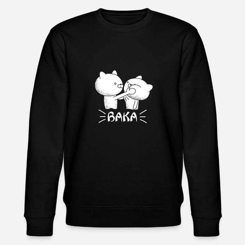 Baka Anime Spruch Japan - Stanley/Stella Unisex Bio-Sweatshirt CHANGER - Schwarz
