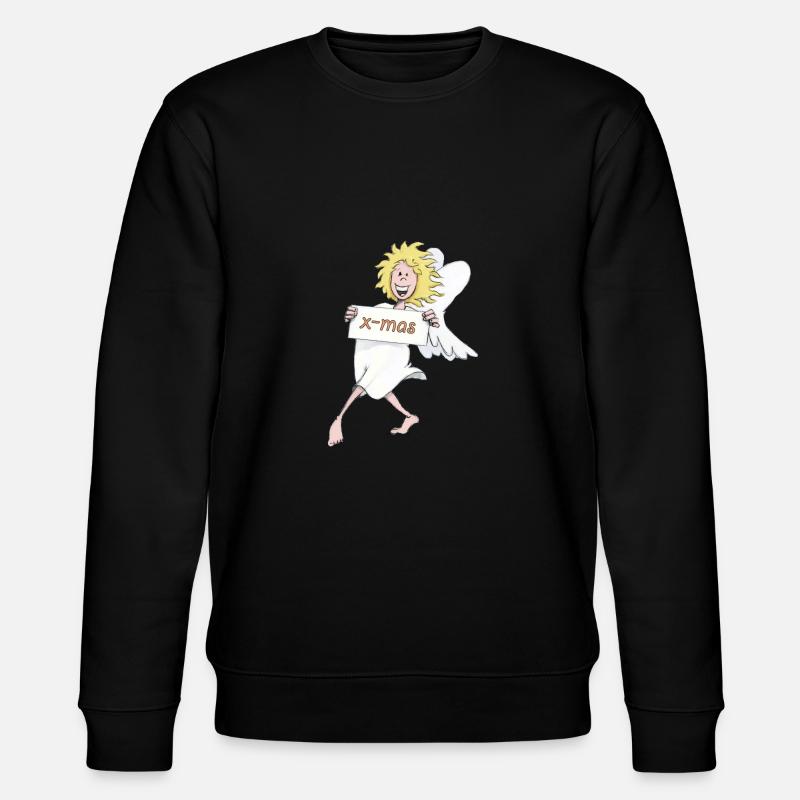 Cloud nine xmas - Stanley/Stella Unisex Bio-Sweatshirt CHANGER  - Schwarz