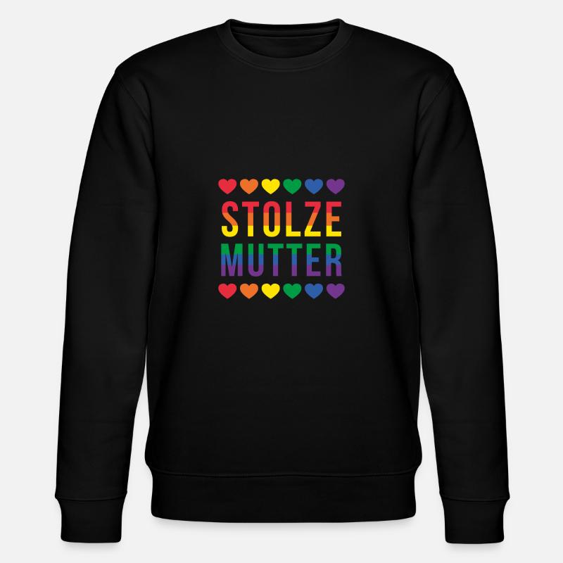 Stolze Mutter LGBT - Stanley/Stella Unisex Bio-Sweatshirt CHANGER  - Schwarz