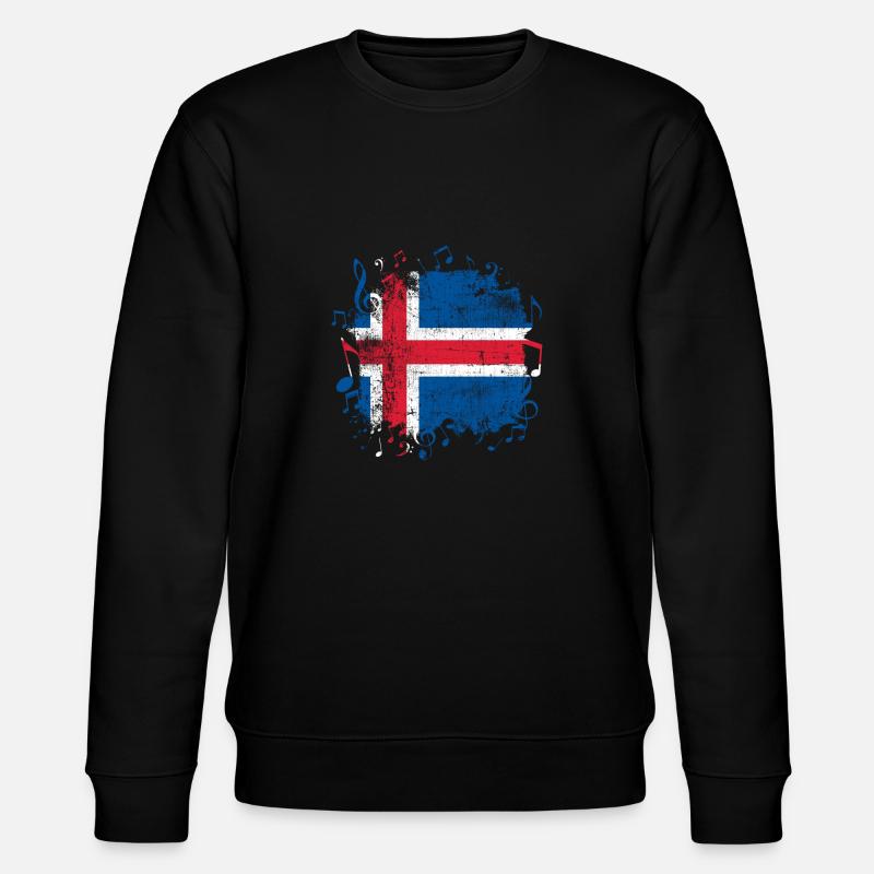 Iceland music - Stanley/Stella CHANGER Unisex Organic Sweatshirt - black